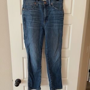Madewell stovepipe jeans